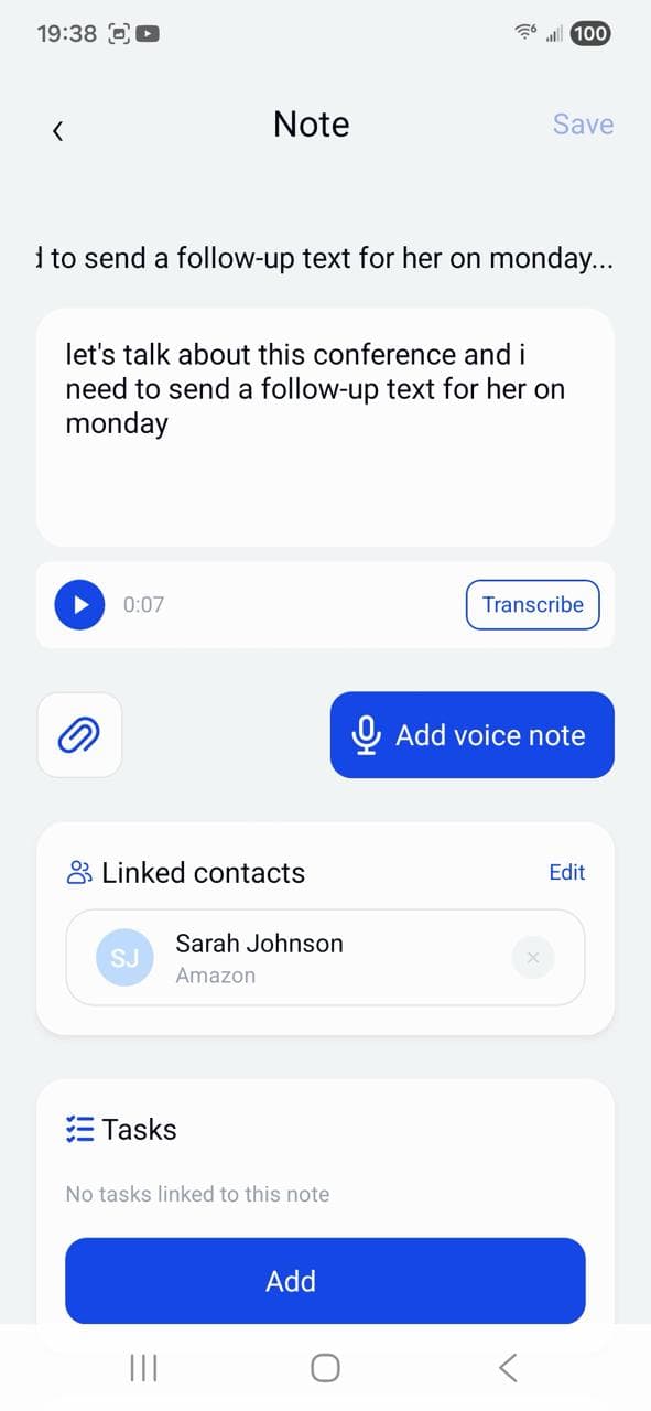 Voice Notes